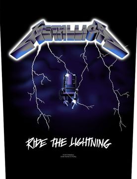 Backpatch - Ride The Lightning - schwarz - Lizenziertes Merchandise! - None - unisex