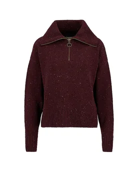 Pullover Troyer LAVENSDALE marrone 40 - Barbour - FashionsVida