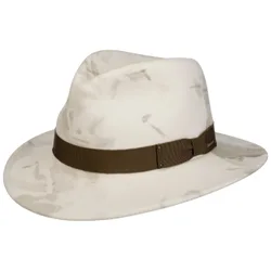 Curtis Tie-Dye LiteFelt Wool Hat by - cream white - Size: S (54-55 cm)