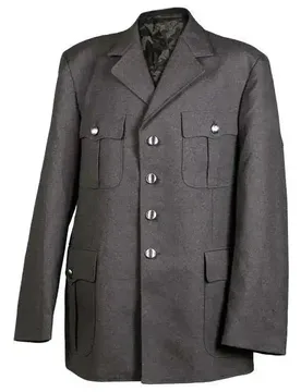 Bundeswehr Uniformjacke Wachpersonal gebraucht - 50 50 adult Herren - Bundeswehr Original - FashionsVida