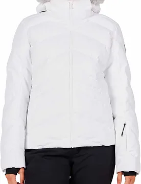 Veste de ski protectrice et isolante - W Staci Insulated Jacket White - Taille L - Blanc - Rossignol - FashionsVida