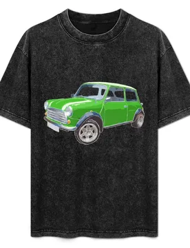 Another Classic Mini Chalk Green T-Shirt Retro Style Print Casual Top - Aliexpress - FashionsVida