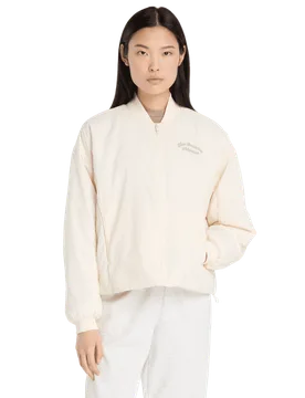 Linear Heritage Woven Bomber Jacket Donna - Giacche Beige - Taglia L - Nylon L - New Balance - FashionsVida