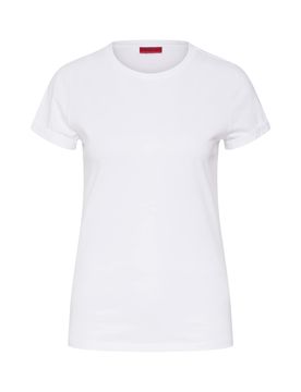 HUGO Camiseta negro / offwhite