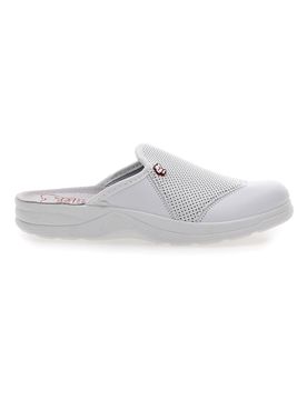 Ciabatte Professionali Bianche In Vera Pelle 641 41