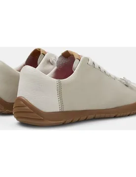 Zapatillas básicas de mujer de piel Peu Path+ Twins - Camper - FashionsVida