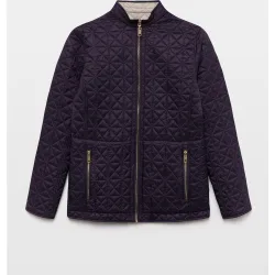 Chaqueta guateada reversible de mujer