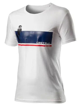 Maglietta A Maniche Corte Fenomeno White - Castelli - FashionsVida