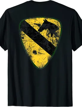 USA 1st Cavalry Division Vintage Men T-Shirt Short Sleeve Casual 100% Cotton O-Neck Summer Shirts - Aliexpress - FashionsVida
