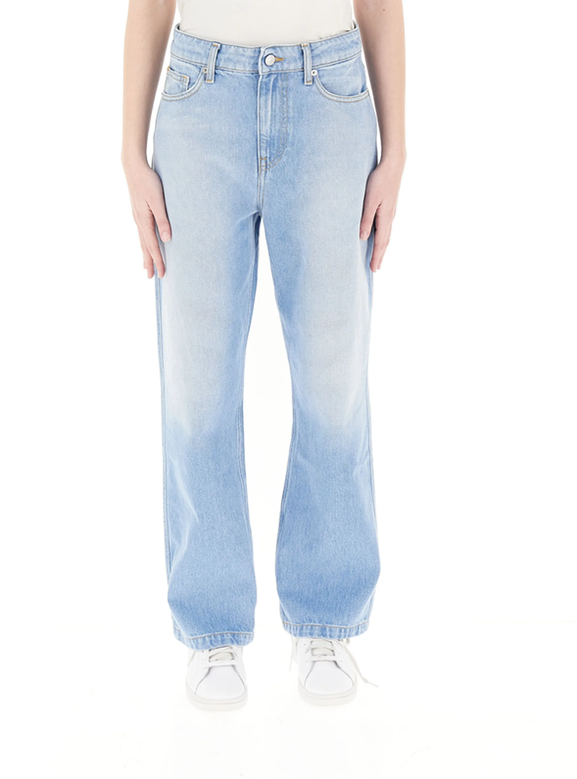 Jeans wide leg AZZURRO CHIARO L - VICOLO - FashionsVida