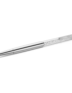 Penna a sfera Crystalline, Cigno, Cromato OS - Swarovski - FashionsVida