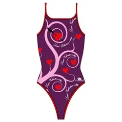 Saint Valentine 09 Thin Strap Swimsuit Pink 7-8 Years Girls