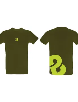 T-shirt à Manches Courtes Khaki S Homme