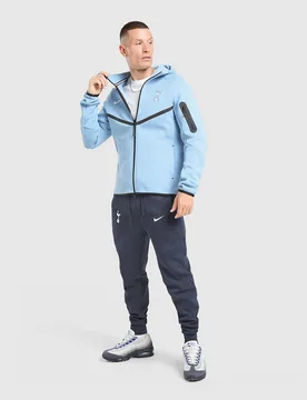 Mens Tottenham Hotspur FC Tech Fleece Full Zip Hoodie - Blu, blu blu Uomo taglia M - Nike - FashionsVida