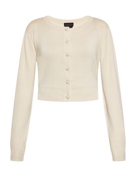 NAEMI Cárdigan crema / blanco