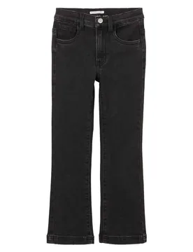 Jeans 103937 Flared Denim Used Dark Stone Black Denim 110 cm - Tom tailor - FashionsVida