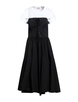 Vestido midi Mujer Negro 40,44 Mujer