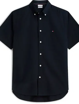 Chemise à Manches Courtes Core Flex Navy Blue 2XL - Tommy hilfiger - FashionsVida