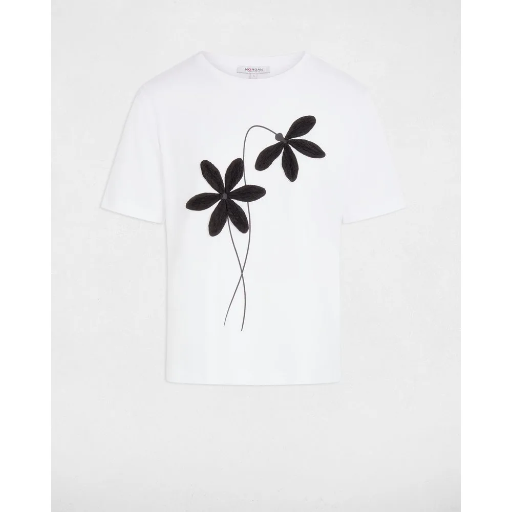 Camiseta de mujer con estampado floral - Morgan - FashionsVida