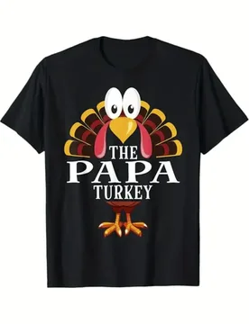 Thanksgiving Dad Turkey Couple T-Shirt 100% Cotton O-Neck Short Sleeve Summer Casual Mens T-shirt Streetwear - Aliexpress - FashionsVida