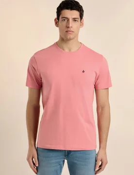 Camiseta de hombre clásica manga corta lisa - Valecuatro - FashionsVida