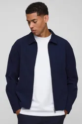 Herren Regular Fit Tech Stretch Oberhemd Navy Größe Small