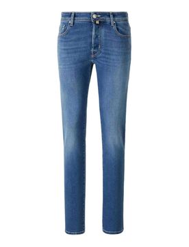 Jeans Con Applicazione Logo