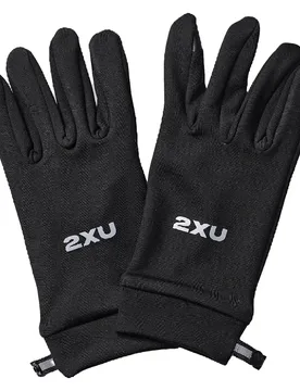 Run Gloves Black / Silver S Men,Women - 2XU - FashionsVida