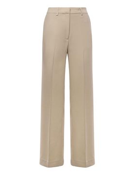 Pantaloni In Viscosa E Lana