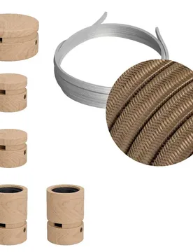 Cables Kit D´éclairage Wiggle Filé System Cm27 5 M 5 Unités Brown / Cipria One Size
