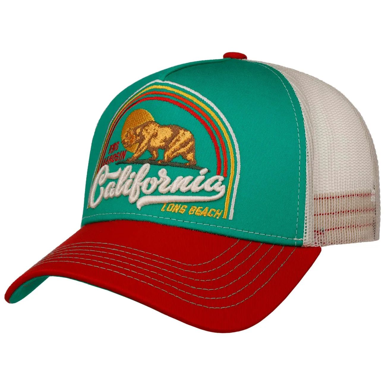 California Long Beach Cap by - mint green - Size: One Size - King Kerosin - FashionsVida