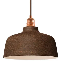 Cables Lampe Suspendue Sans Ampoule Coppa Rust / White One Size