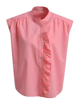 BLOUSE SLEEVELESS WITH VOLANTS female