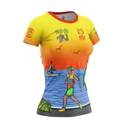 Time To Tri Run Short Sleeve T-shirt Multicolour S Women