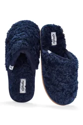 Bea Mens Fluffy Casual Slippers - - Size: 10
