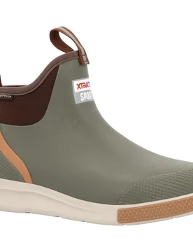 Unisex Ankle Deck Sport Synthetic Olive Wellington Boots - Size Uk 11 - XTRATUF - FashionsVida
