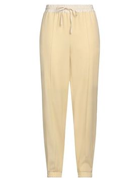 Pantalones Mujer Amarillo pastel 34,36,38 Mujer