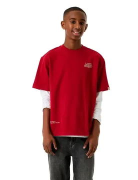 T-shirt à Manches Courtes T263602 Red Flame 12-13 Années Garçon - Garcia - FashionsVida