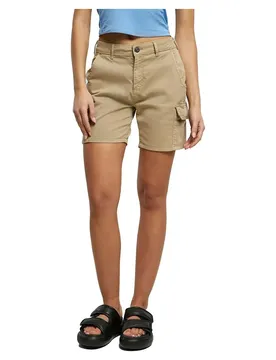 Pantaloni Corti Cargo Union Beige 32