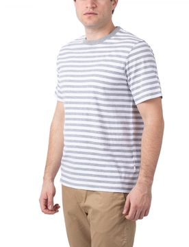 Classic Stripe Tee Grey Stripes / White S Herren