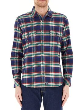 Camicia in flanella BLU XL