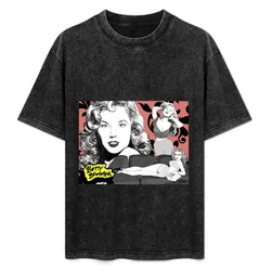 Betty Brosmer portrait T-Shirt Casual Pattern Print Tee Shirt