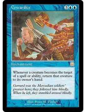 Cowardice (foil) Mercadian Masques - Magic: The Gathering - FashionsVida
