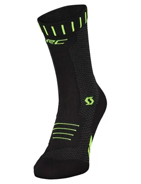 Calzini Rc Running Crew Black / Safety Yellow EU 39-41
