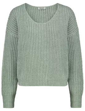 DOB Strick Pullover, langarm, V-Aus female