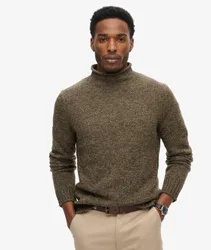 Superdry Herren Rollkragenpullover im 90er-Jahre-Stil Kaki - Größe: Xxl