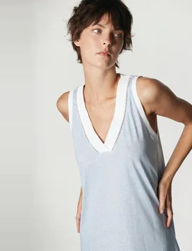 Camisón de mujer sin mangas - Pluto - FashionsVida