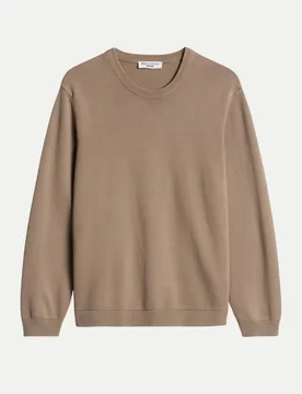 Marc O' Polo Pullover aus reiner Bio-Baumwolle Braun L - Marc O'Polo - FashionsVida