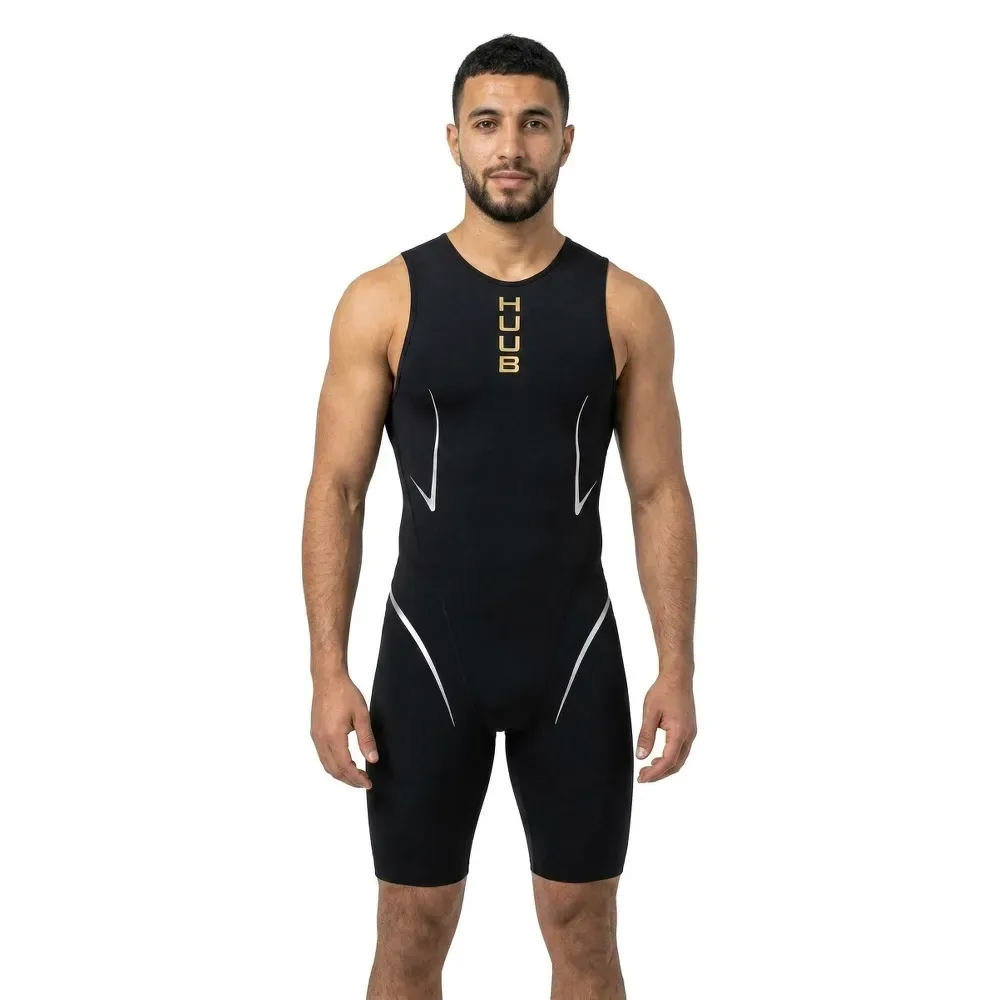 Triathlon Senza Maniche Tc Performance Black / Gold L - HUUB - FashionsVida