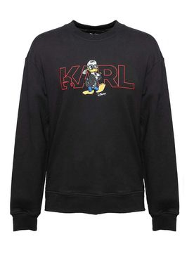 Felpa con logo Karl X Disney